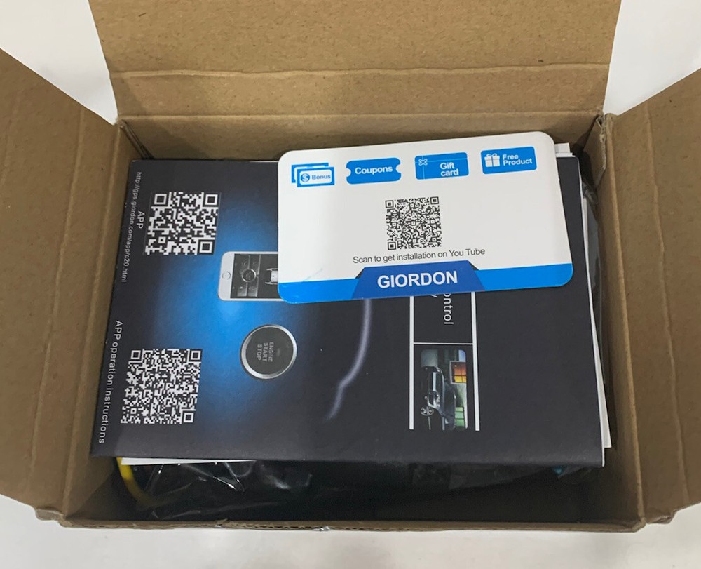 Universal Car Remote Starter Keyless Entry Open Box