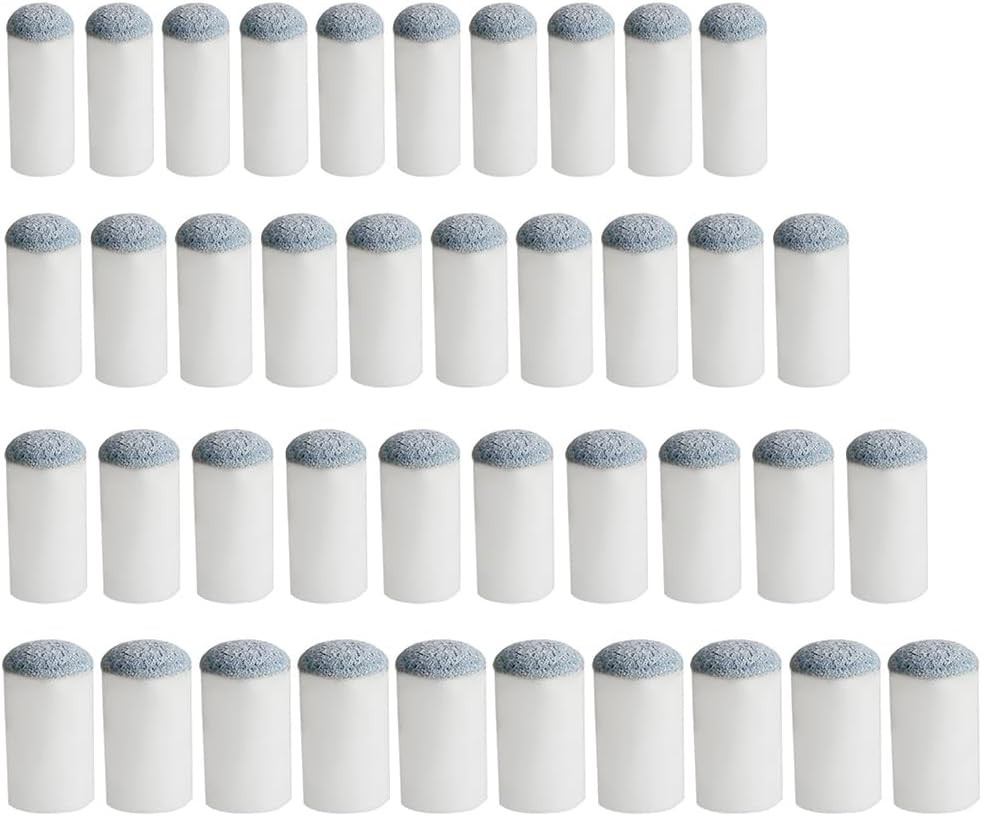 Pengxiaomei 40Pcs Slip on Pool Cue Tips Replacement Billiard Cue Tips 4 Sizes Sl