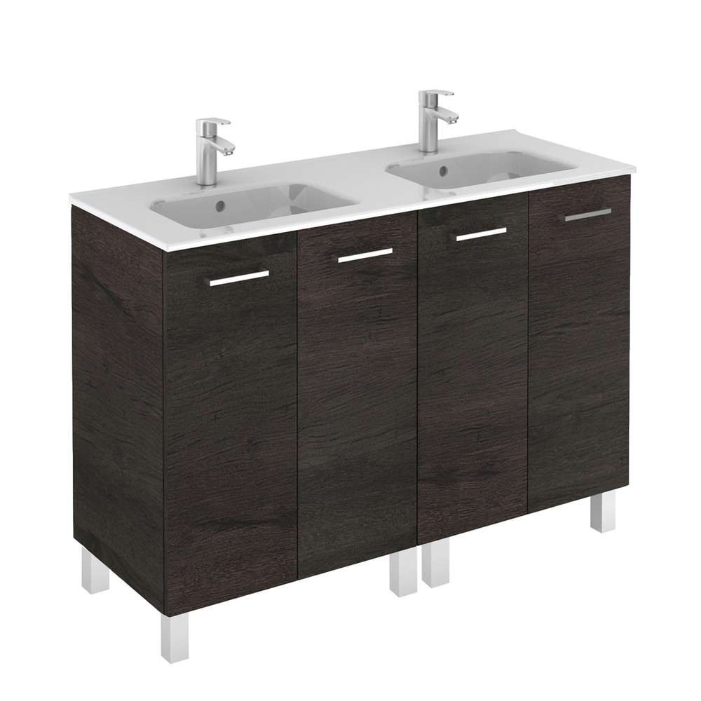 WS Bath Collections Logic 120 Logic Vanities 48" Double Vanity - White