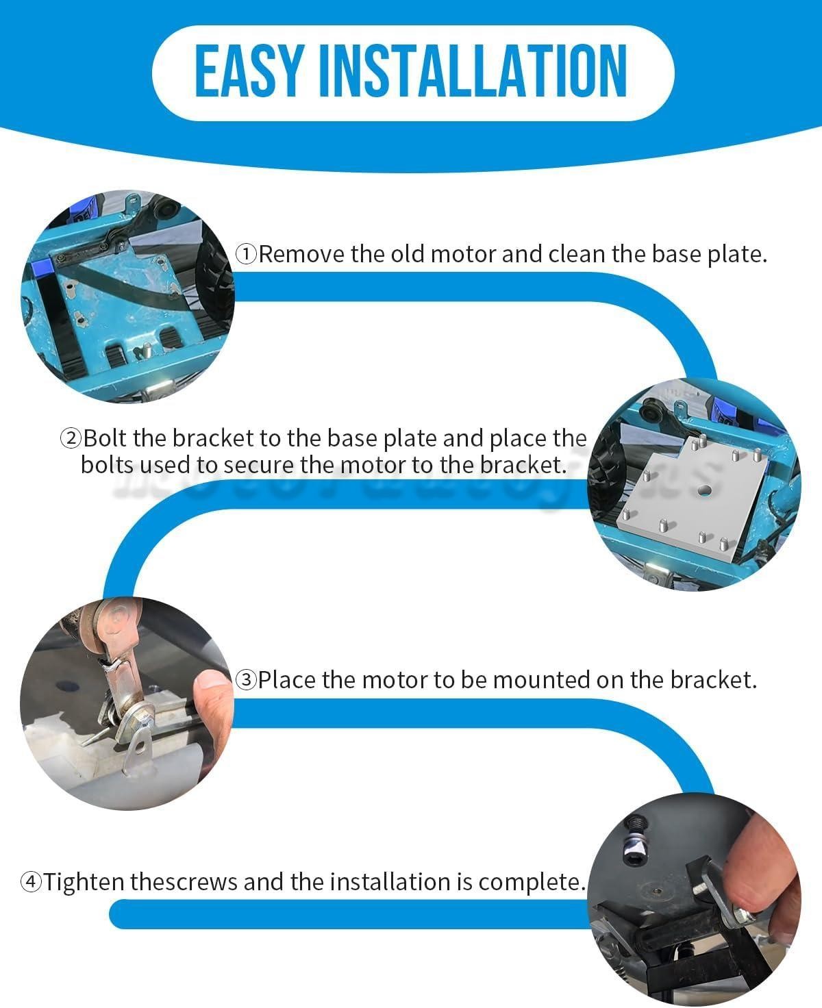 For Razor Upgrade Motor Adapter Plate MY1020 Motor On MX350 RSF350 & Pocket Mod