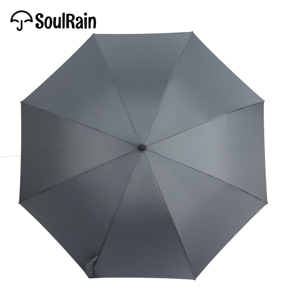 SoulRain 50 Inch Large Stick Umbrella Windproof Automatic Large, Charcoal