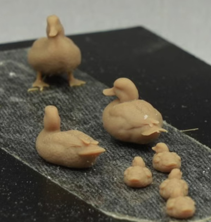 1/35 Resin ducks set Unpainted