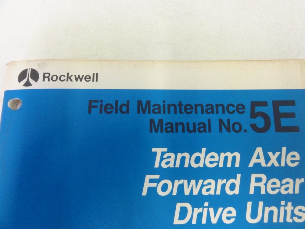 Rockwell Driver Controlled Full Locking Main Differential Reference Manual