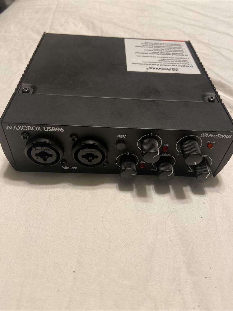 Presonus Audiobox 96 Studio Black USB Interface+Headphones+