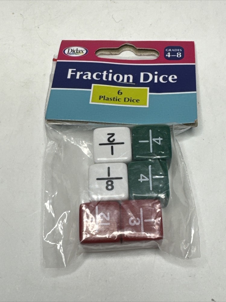 Didax Fraction Dice