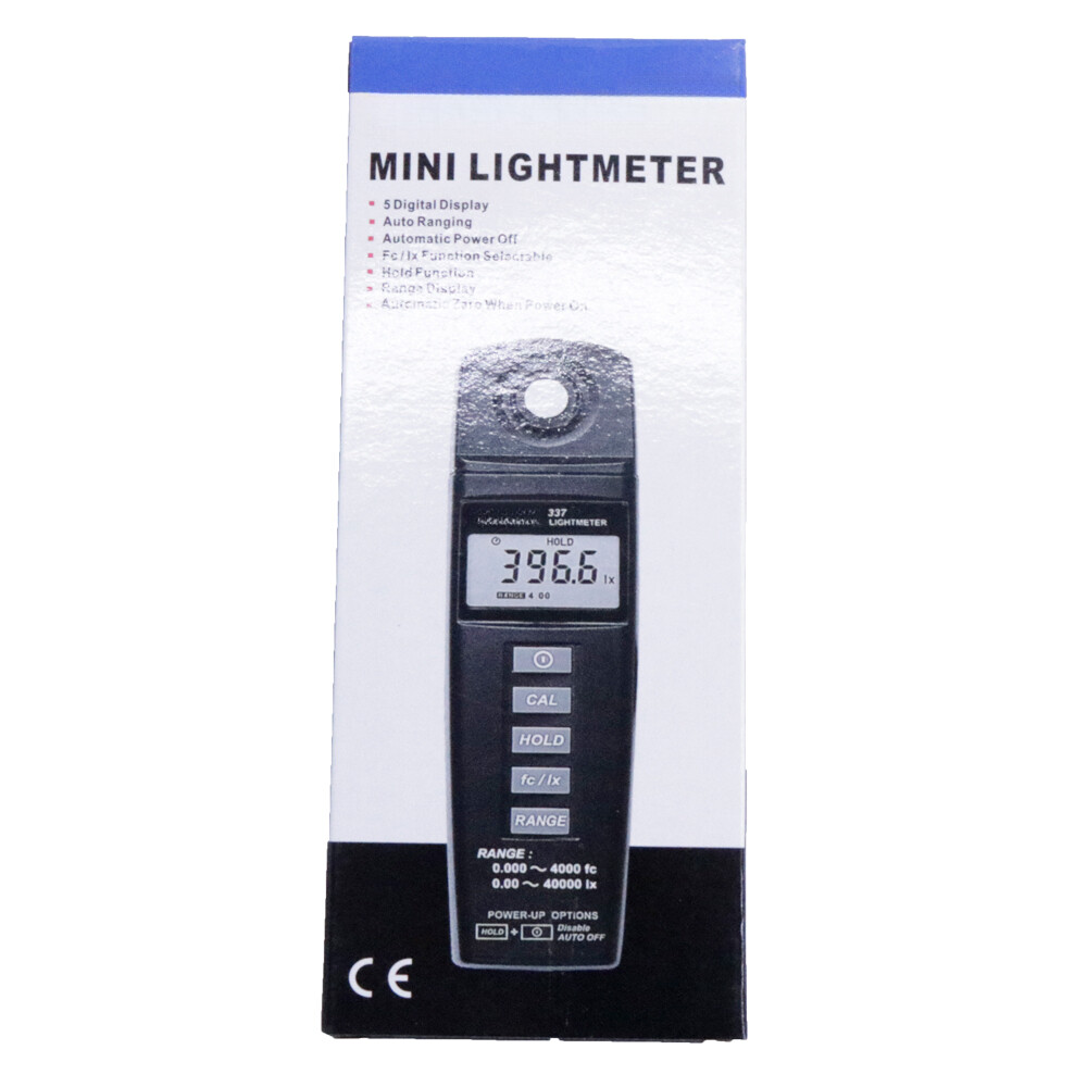 CENTER-337 Digital Light Meter light Meterith Sample Rate: 2 times/sec CENTER337