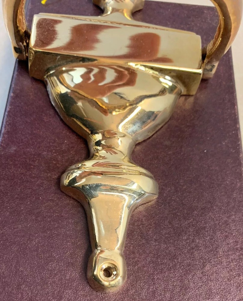 Door Knocker 18k Gold Over Solid Brass AITG Classics New In Box