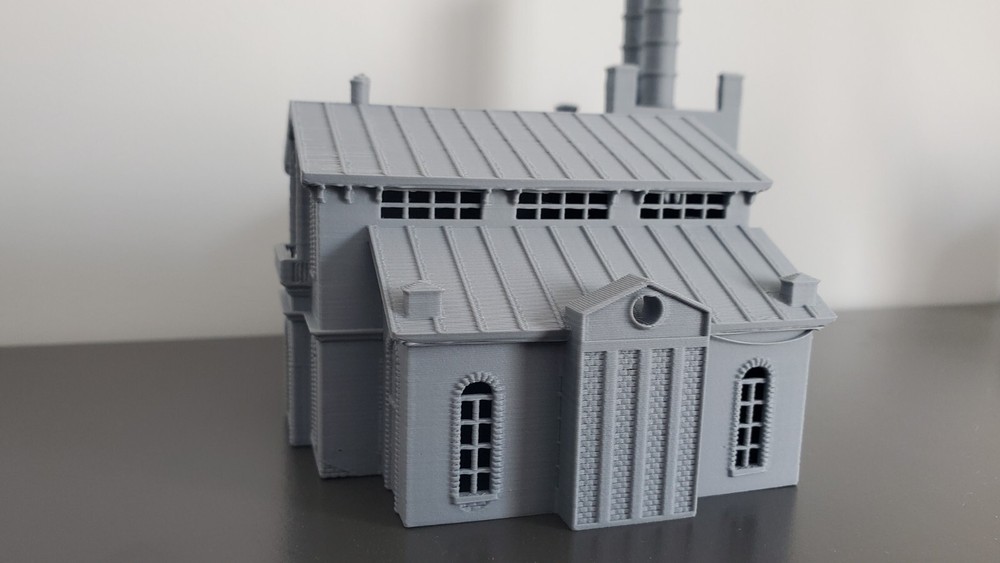 N scale building Old Brewery