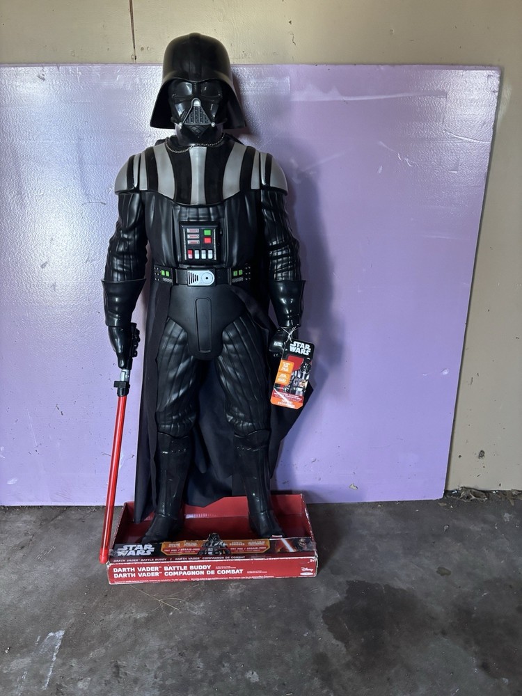 STAR WARS DARTH VADER Battle Buddy-48” Original Box-Talks -Movement