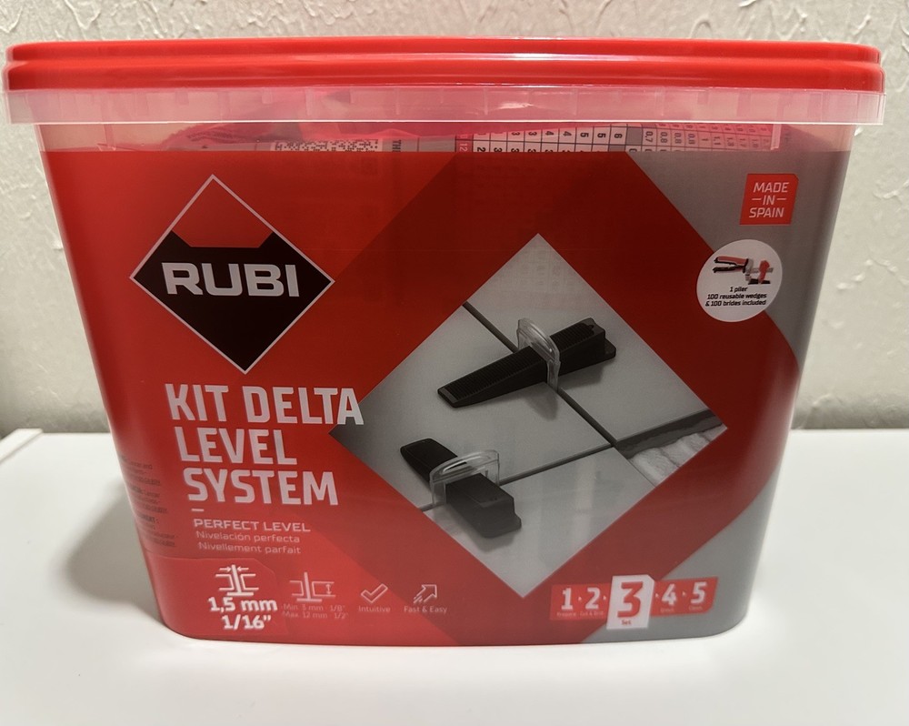 RUBI Delta Level System Kit Clip - Size 1/16"