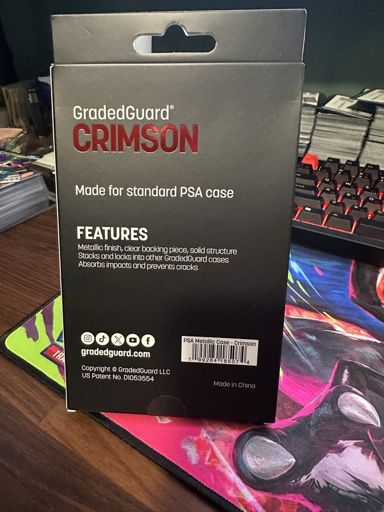 GRADEDGUARD METALLIC CRIMSON - PSA