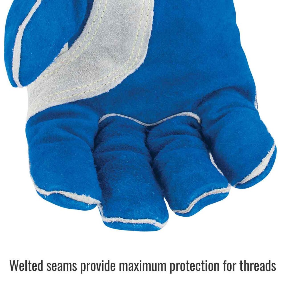 Black Stallion 320 CushionCore Split Cowhide Stick Welding Gloves Small