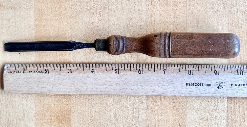 Antique Robert Sorby Carving Chisel Gouge, 3/8"