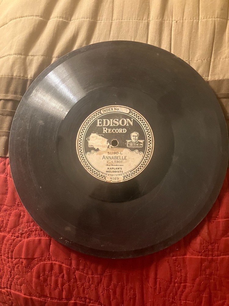 Edison Diamond Disc Record #51190 "Annabelle" Kaplan's Melodists