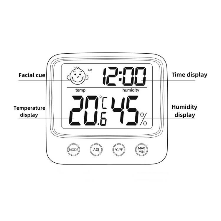 Mini Digital Thermometer Hygrometer Electronic LCD Humidity Meter Indoor Room