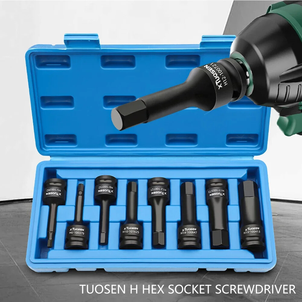 8PCS/Set Removal Tools Car Repair Tools Hexagonal Socket Inside The Wind