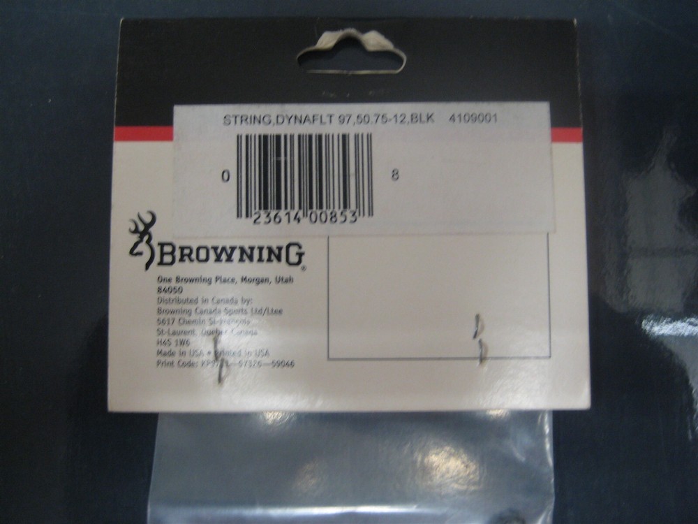 NOS Browning Archery Bow Hunting String 4109001 Dyna Flight