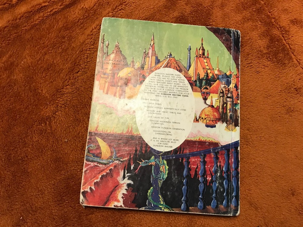 1979 AD&D DUNGEONS & DRAGONS DUNGEON MASTERS GUIDE HB hardcover master's d&d OG!