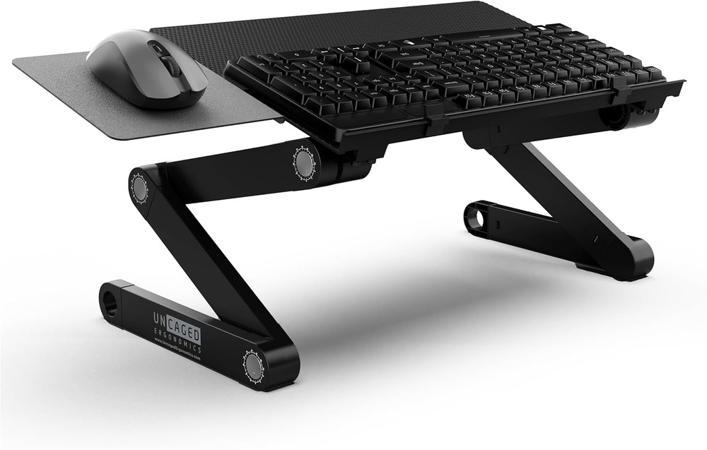 Workez Adjustable Computer Keyboard Stand for Desk, Keyboard & Mouse Riser, Ergo