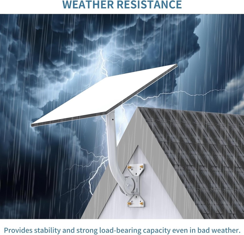 Adjustable Starlink Mounting Kit with Pipe Adapter - Easy Installation Included