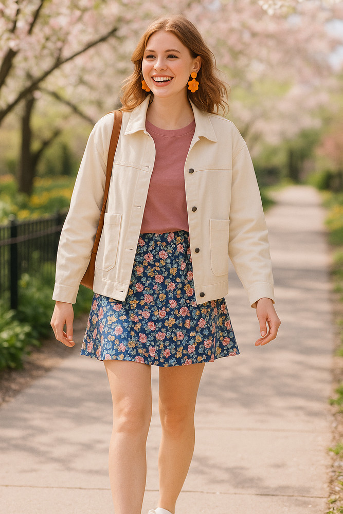 Women's Classic Oversized Soft Denim Jacket- Long Sleeve