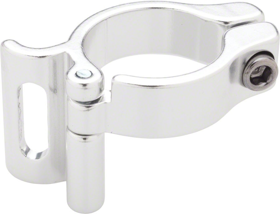 NEW Problem Solvers Braze-on Adaptor Clamp 28.6mm Slotted Silver