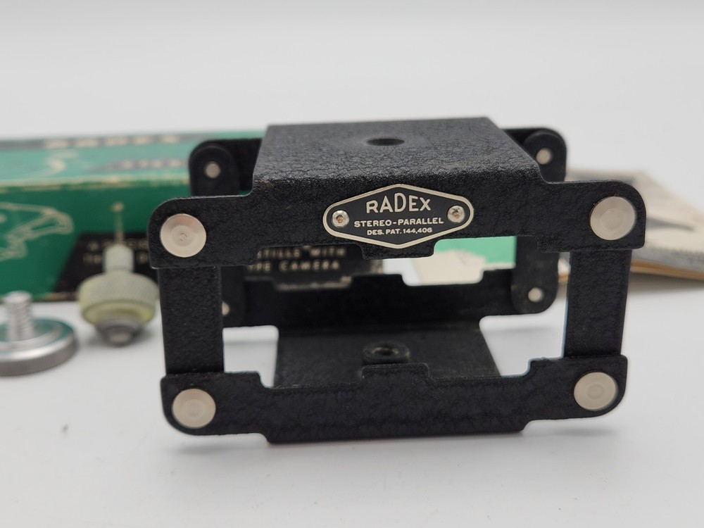 Radex 3rd Dimension Stereo Parallel Tripod Attachment Bracket 3D Photography