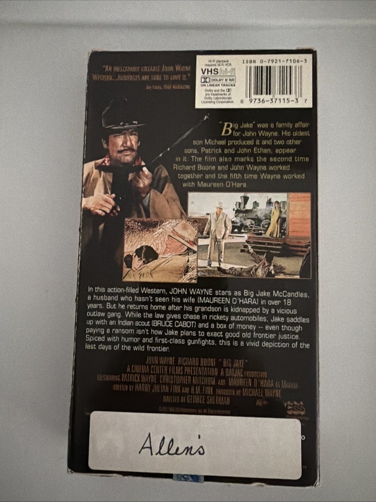 Big Jake (VHS, 2000)