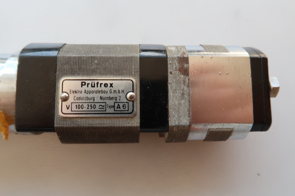 Prufrex Type A6 Growler Testing Unit Motor German W Case & Paperwork (As-Is)