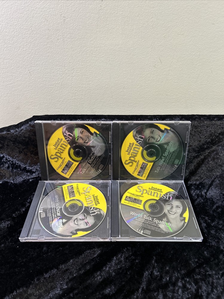 Instant Immersion Spanish, 4 CD-Rom Set, 2000 Countertop