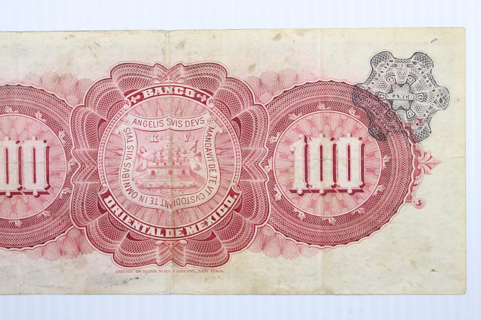 Banco Oriental de Mexico 1914 100 Pesos #0519