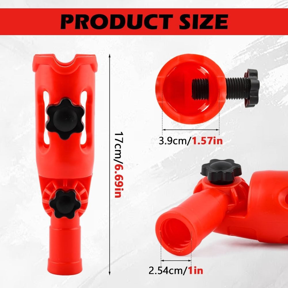 Multi-Angle Paint Brush Extender,Paint Edger Tool for High Ceilings, Red