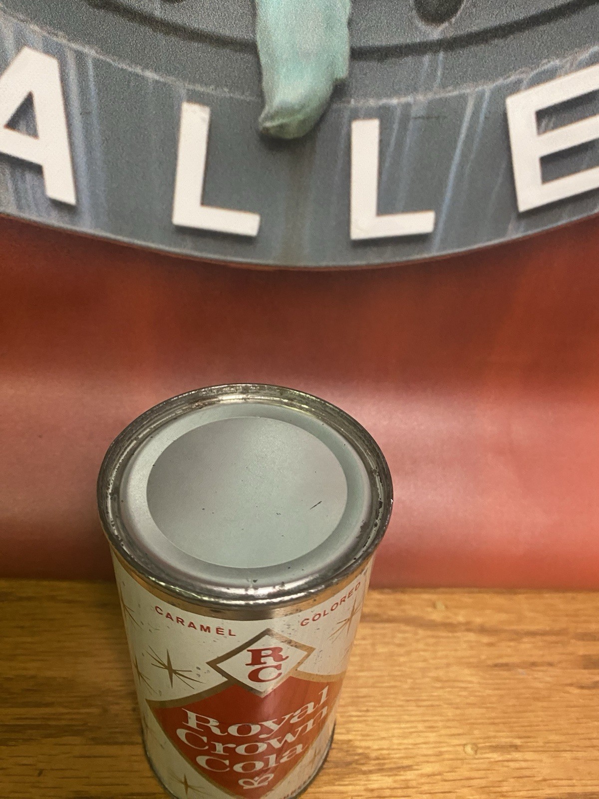 Royal Crown Flat Top Soda Can Rc Cola Old Vintage