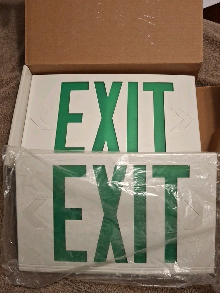 Exitronix Exit Sign Green 12 X 7.5 Inches