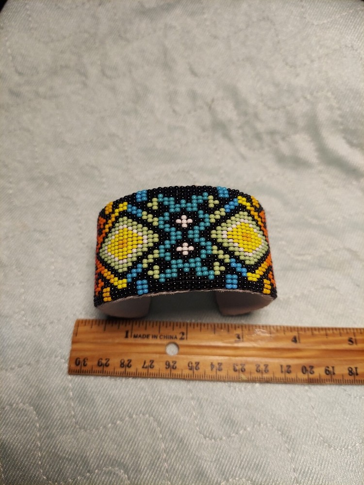 Native Beaded Cuff Bracelet