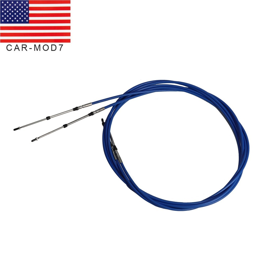 Outboard Inboard 2PCS 14FT 33C Shift Throttle Control Cable Universal For Yamaha