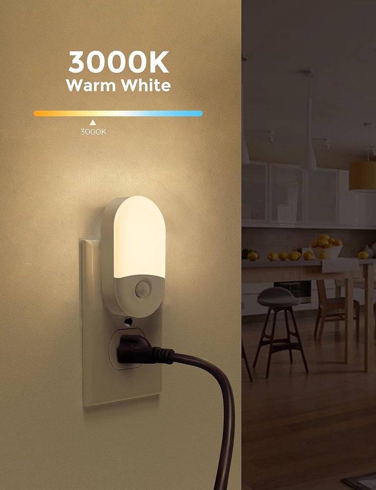 L LOHAS LED Motion Sensor Night Light, 2Pack, Motion Activated Night Light, Nigh