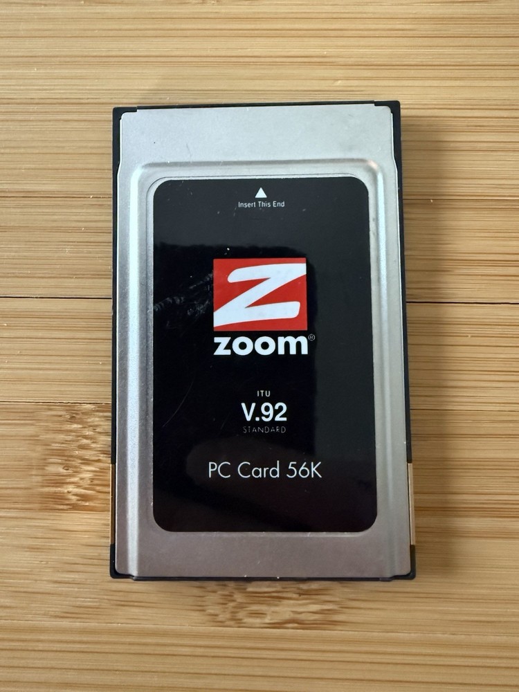 Zoom V.92 PC Card