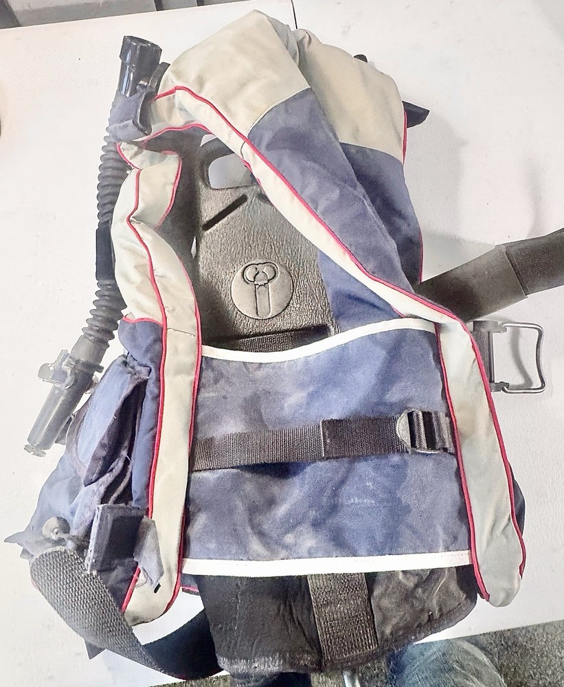 VINTAGE AQUALUNG PROLINE US DIVERS BCD LARGE SCUBA DIVE