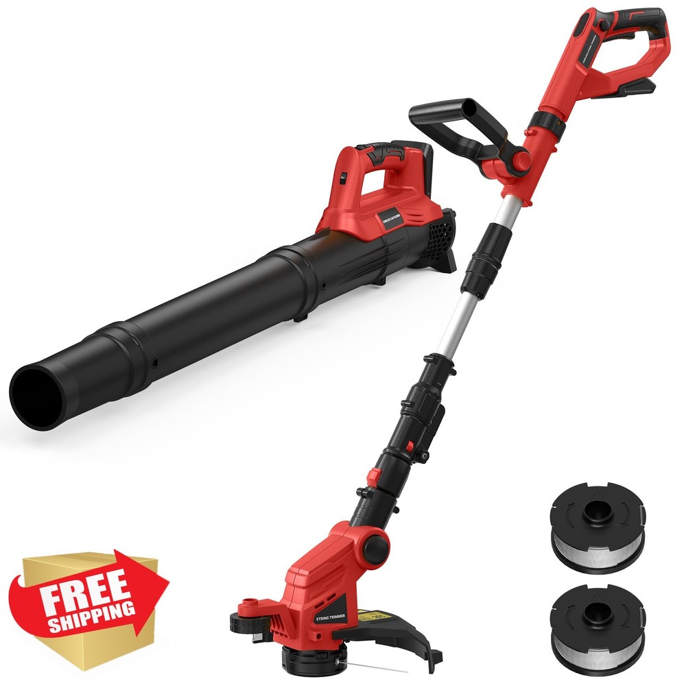 Milwaukee 18V Weed Wacker Leaf Blower Combo String Trimmer Speed Blower