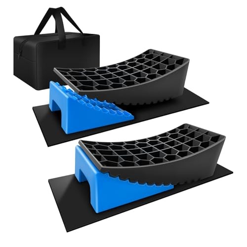 RV Leveling Blocks System, 2 Packs Camper Leveling Blocks System with 2