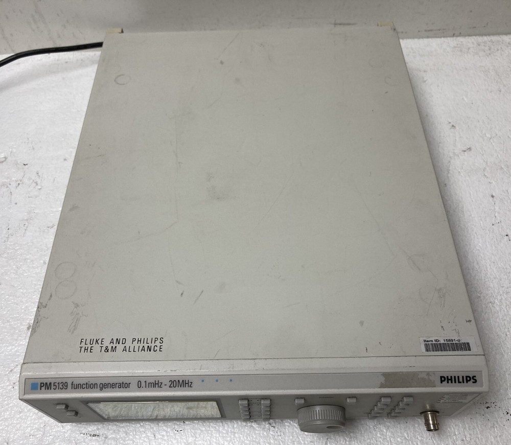Philips PM 5139/003 Programmable Function Generator 0.1mHz - 20MHz For Parts