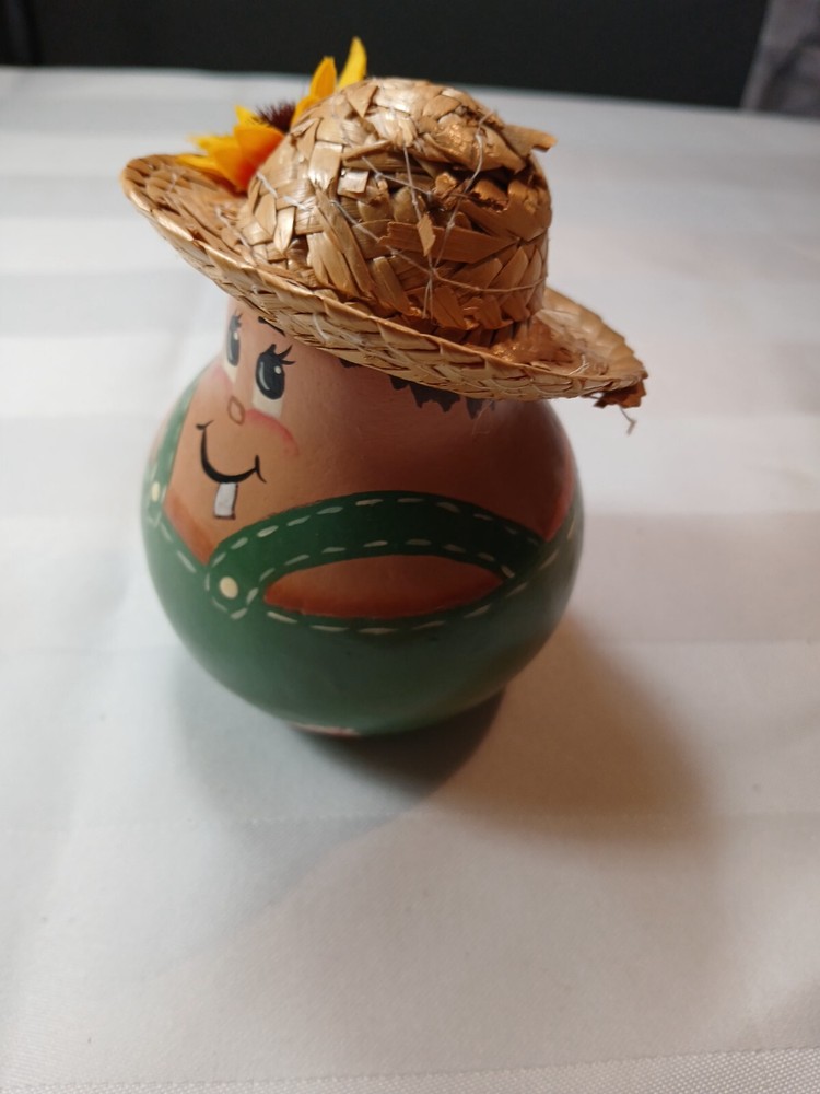 Farmer Gourd Handpainted 1998 ACE