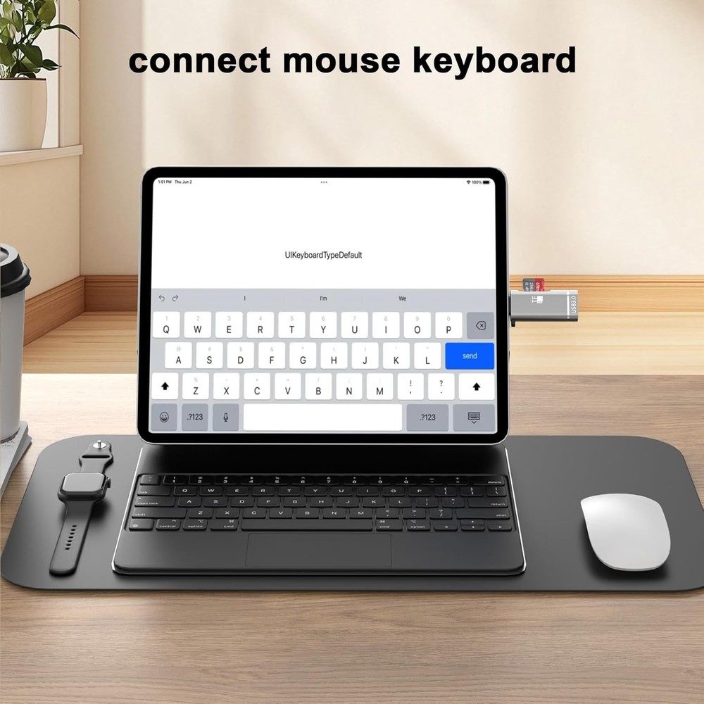 [Apple MFi Certified] SD Card Reader for iPhone iPad,Memory Card Reader with USB