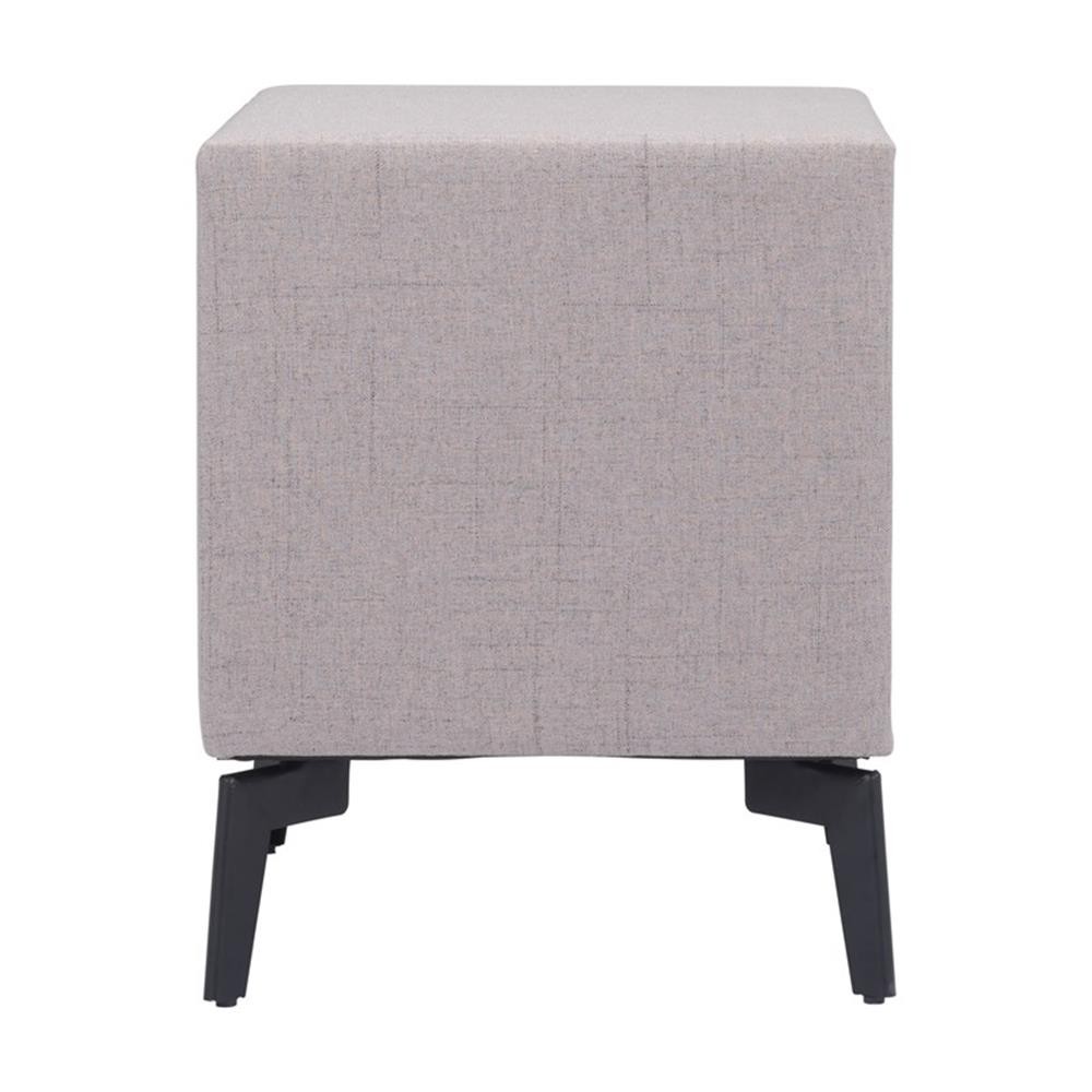Pemberly Row Modern / Contemporary Engineered Wood Side Table Gray