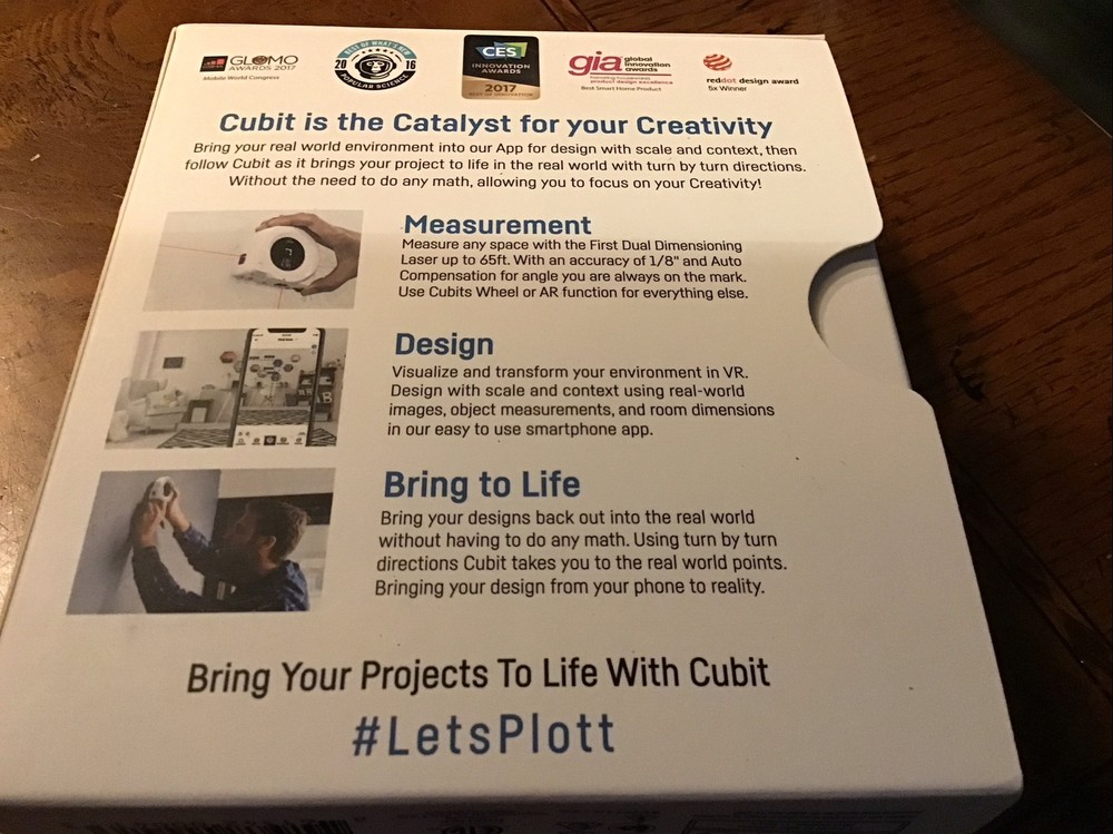 Plott Cubit Smart Virtual Reality Measuring Tool with Bluetooth FREE SHIPPING