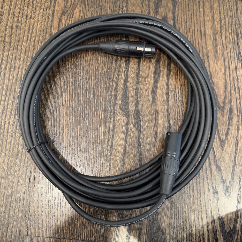 VRL 3 Pin DMX 100 Ohm 22AWG Data Cable