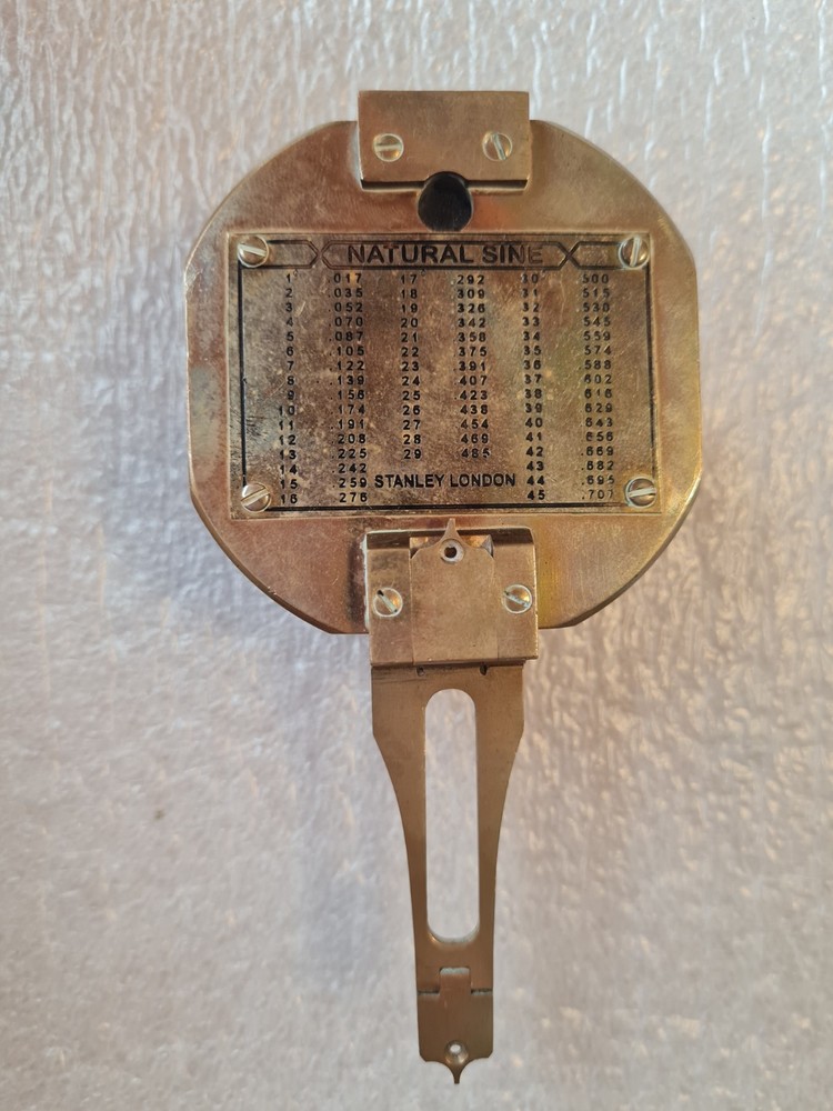Vintage Stanley Brass Navigation Compass - Maritime