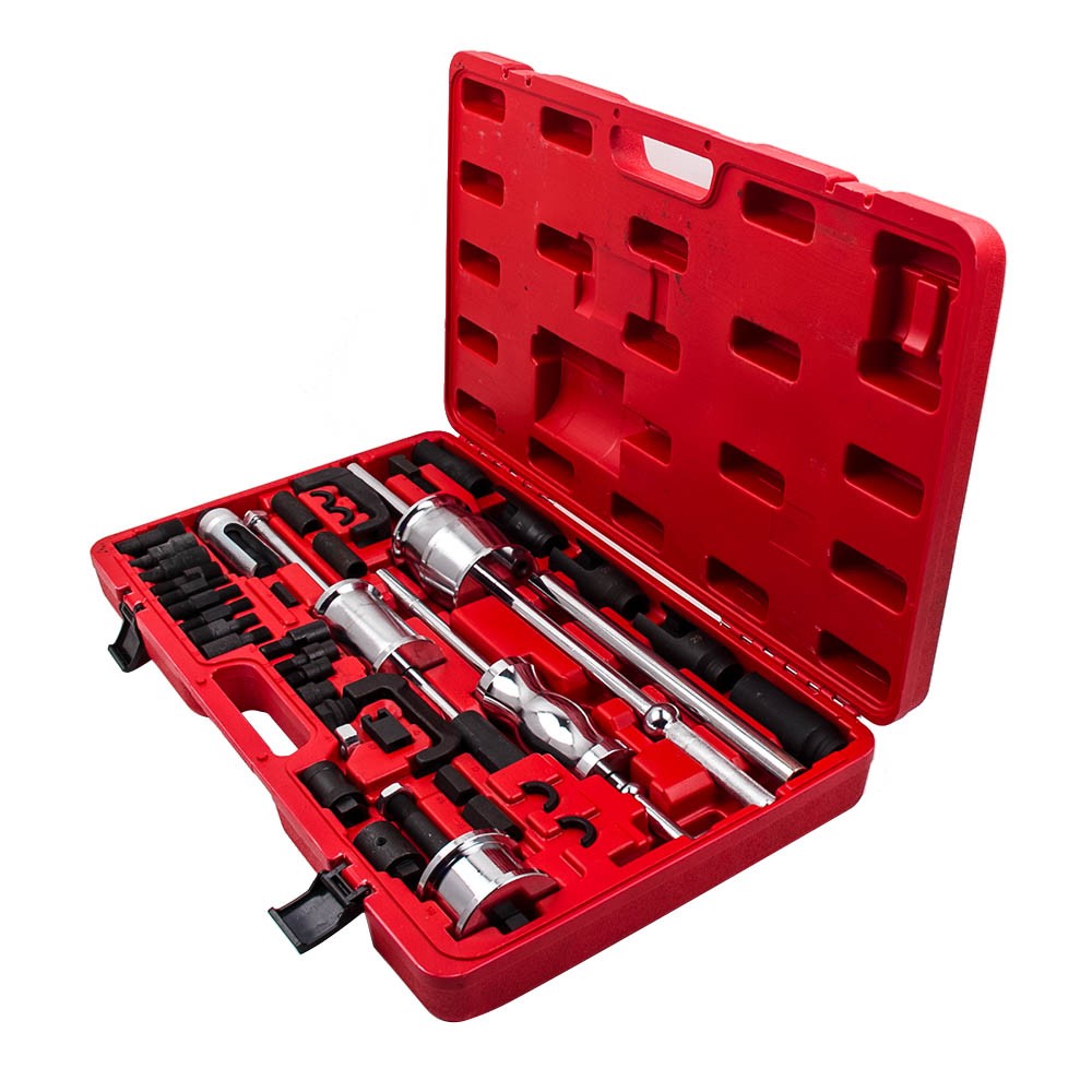 Diesel Injector Extractor Slide Hammer Puller Full Tools Set for Auto Truck