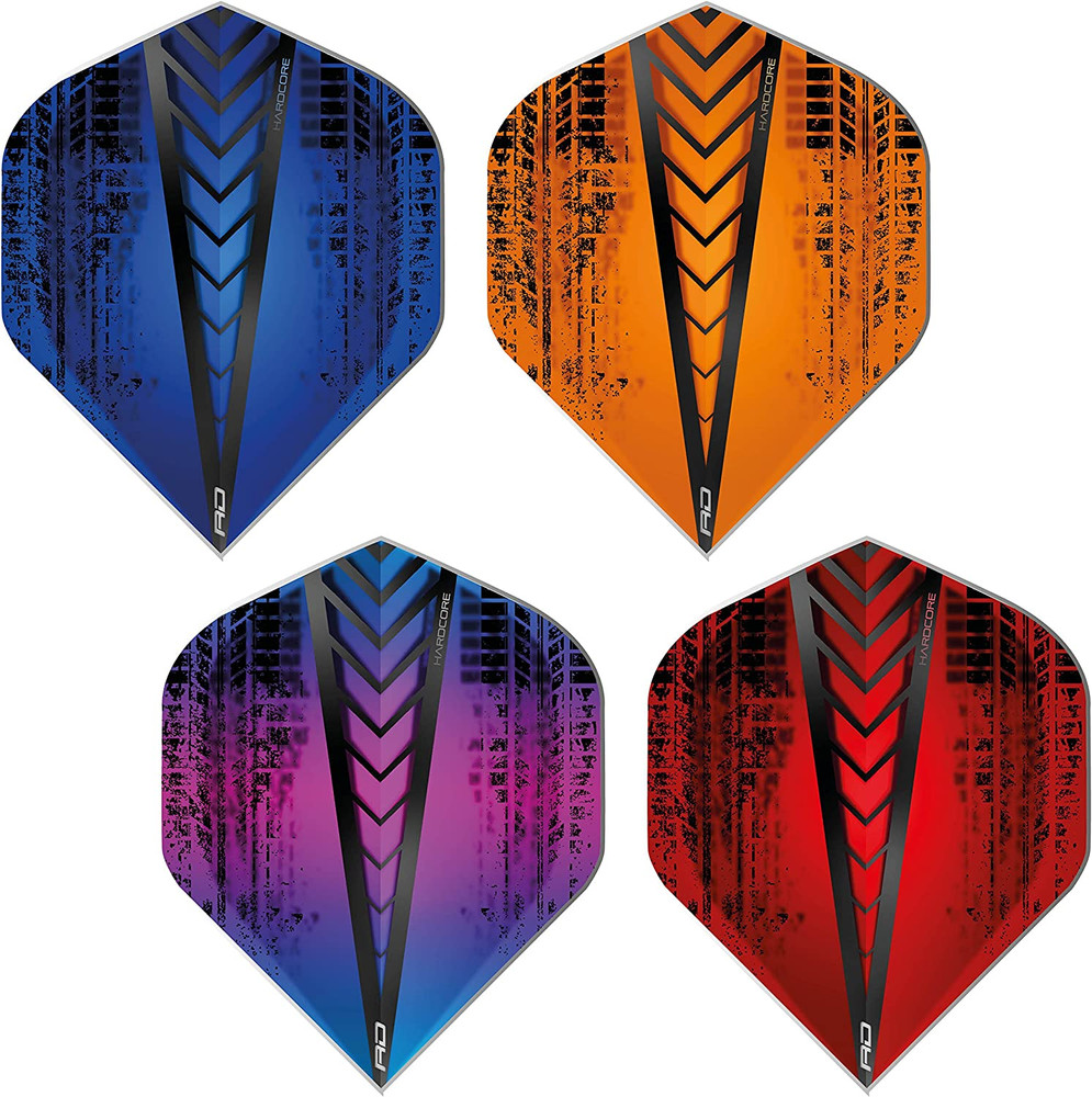 RED DRAGON Hardcore Selection Pack Extra Thick Standard Dart Flights